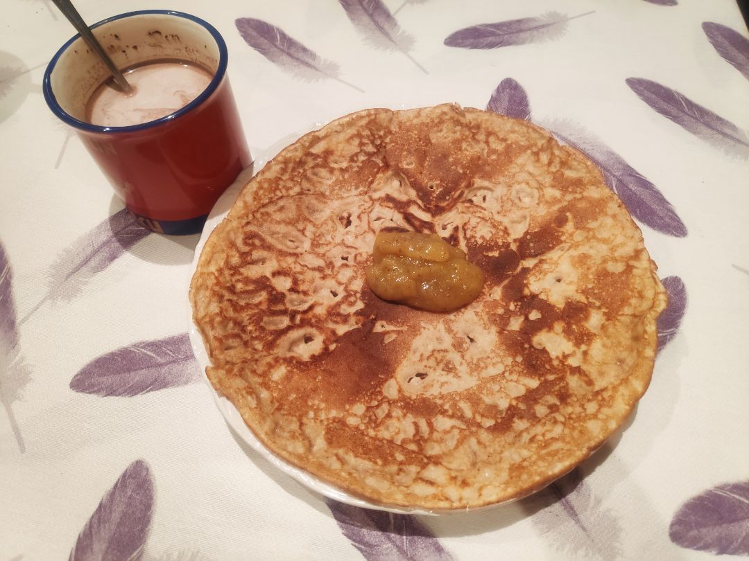 Creps con puré de higos Creps con puré de higos