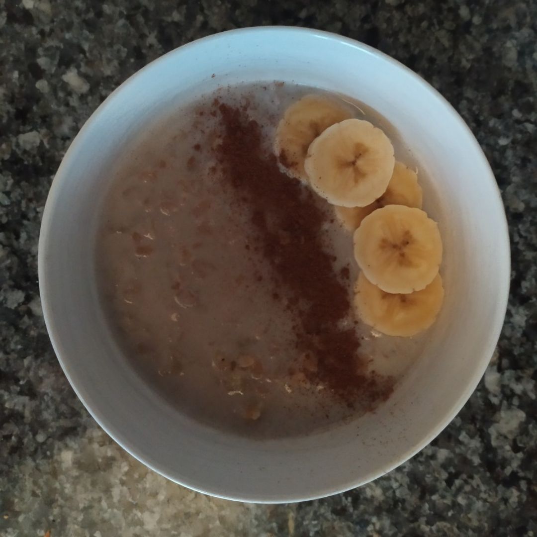 Porridge pl谩tano y canela 馃崒 Porridge pl谩tano y canela 馃崒