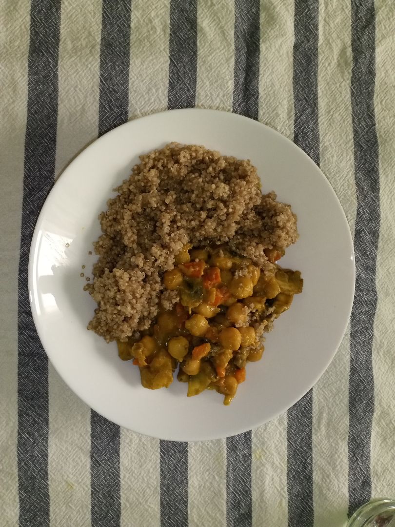 Garbanzos al curry Garbanzos al curry