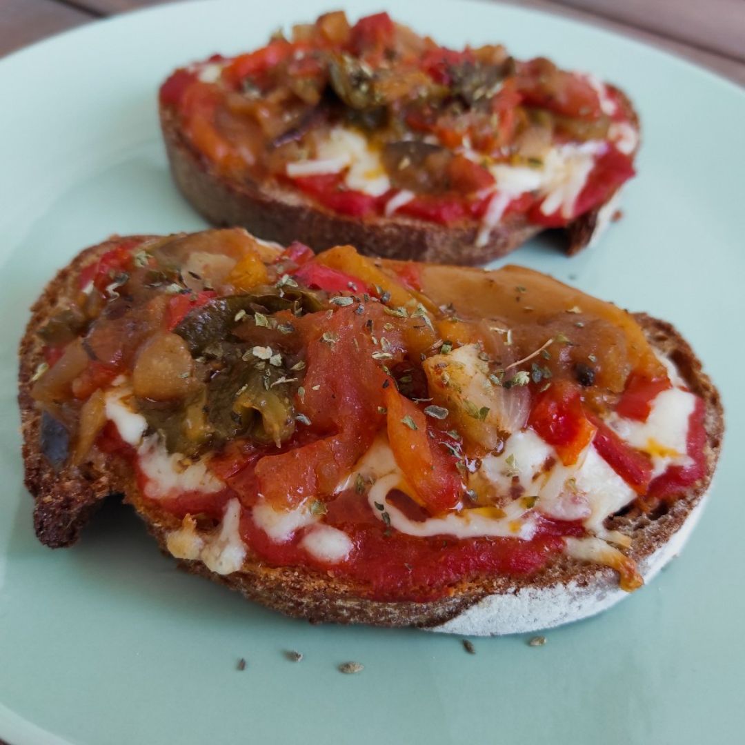 Panini de verduras 😋 Panini de verduras 😋