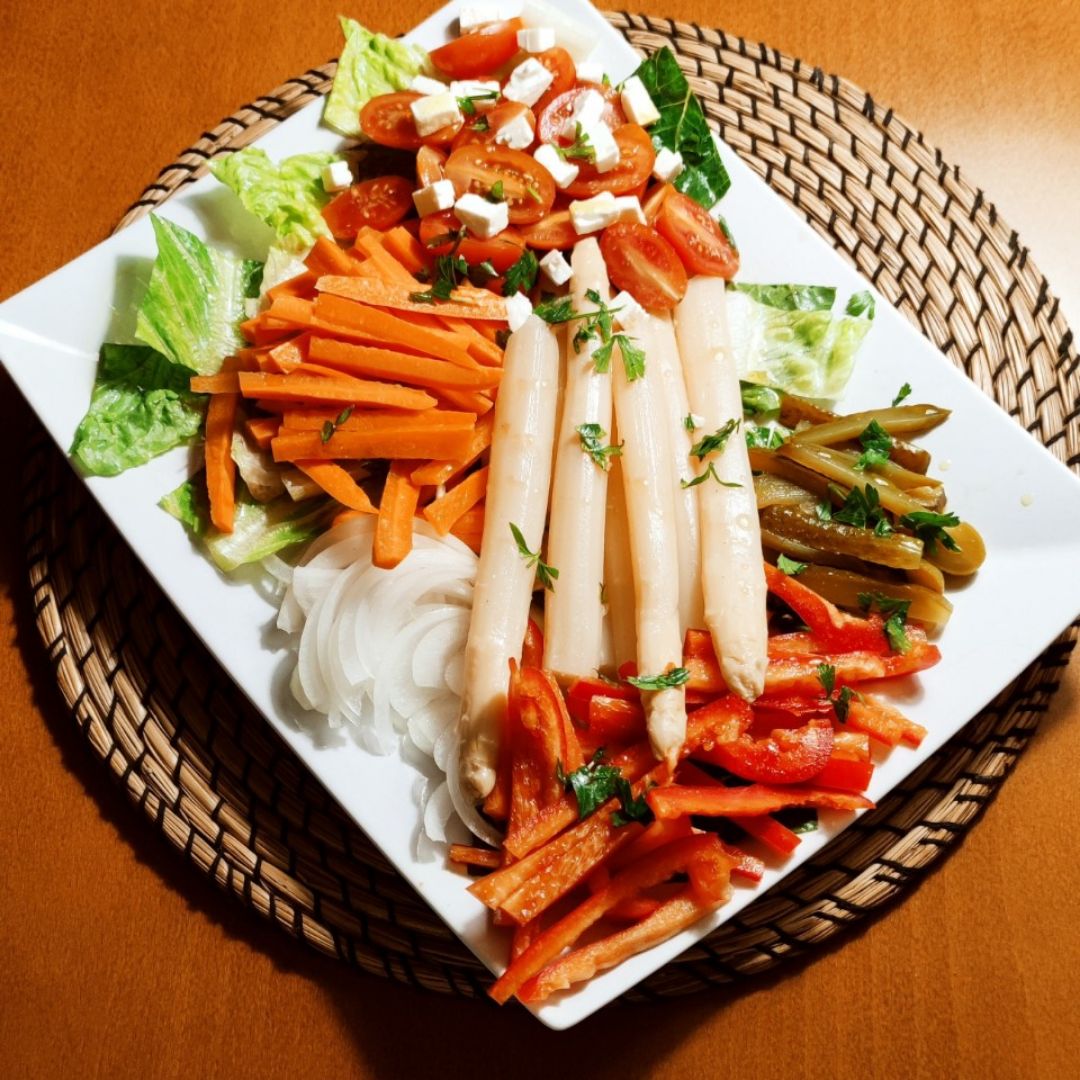 Ensalada de espárragos Ensalada de espárragos
