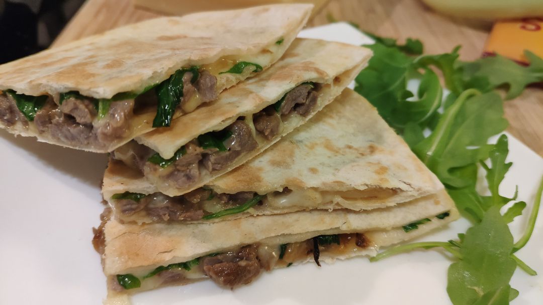 Tacos de ternera y rúcula Tacos de ternera y rúcula