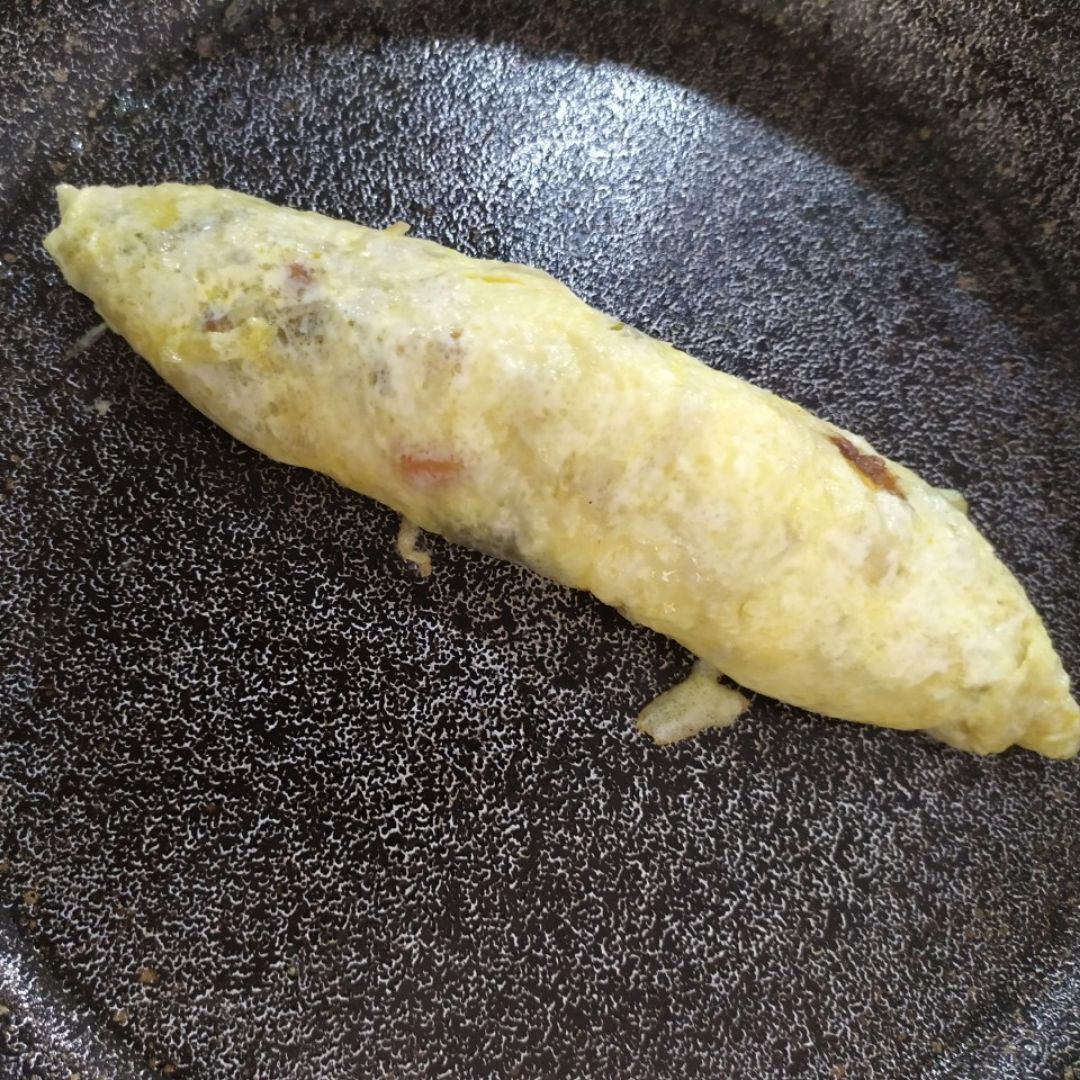 Tortilla de un 🥚rellena de verduras Tortilla de un 🥚rellena de verduras