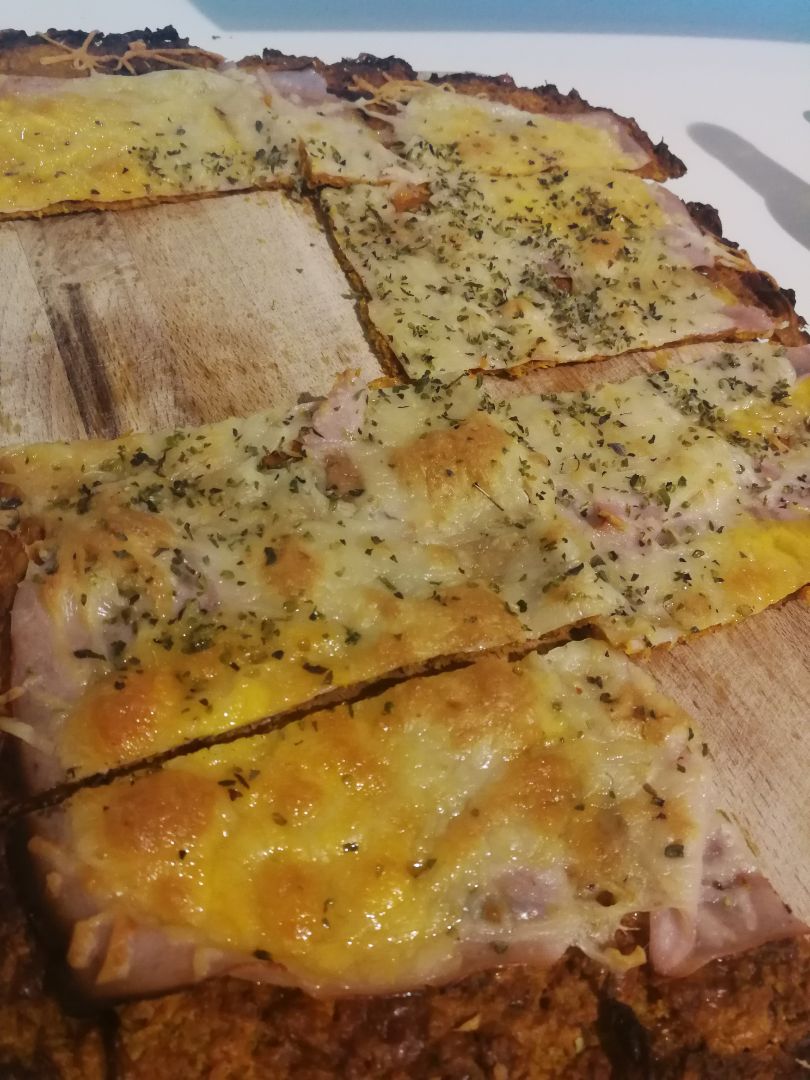 Pizza con base de calabaza ♥️ Pizza con base de calabaza ♥️