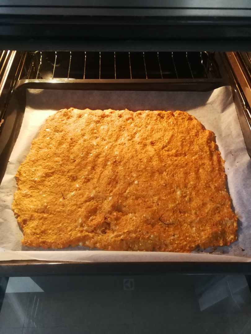 Pizza con base de calabaza ♥️ Paso 1 Pizza con base de calabaza ♥️ Paso 1