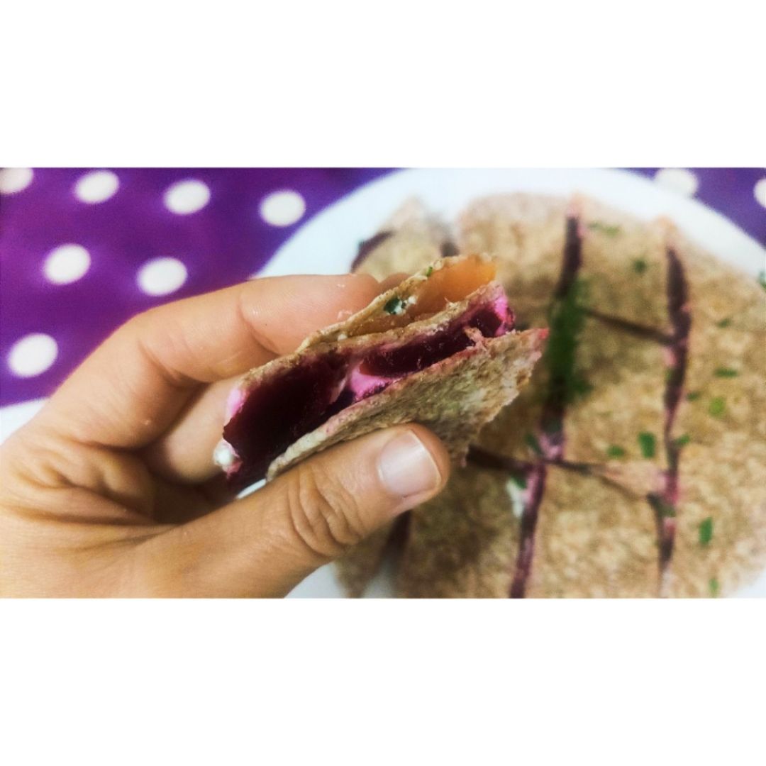 Sandwich de salm贸n y queso 馃い Sandwich de salm贸n y queso 馃い