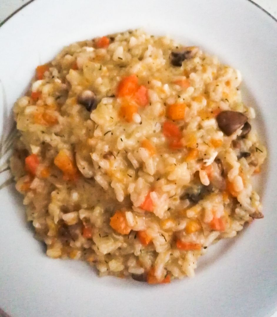Risotto con aroma otoñal Risotto con aroma otoñal