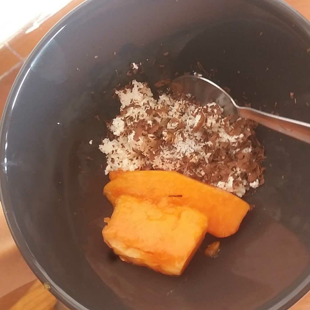 Requesón con papaya Requesón con papaya