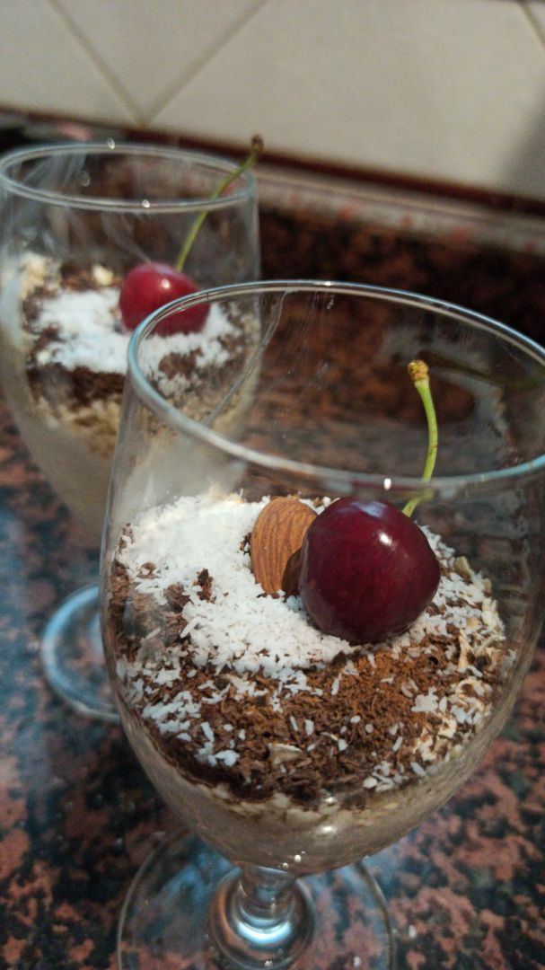 Yogurt con copos de avena 馃崚 Yogurt con copos de avena 馃崚