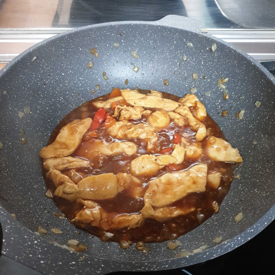 Pollo teriyaki