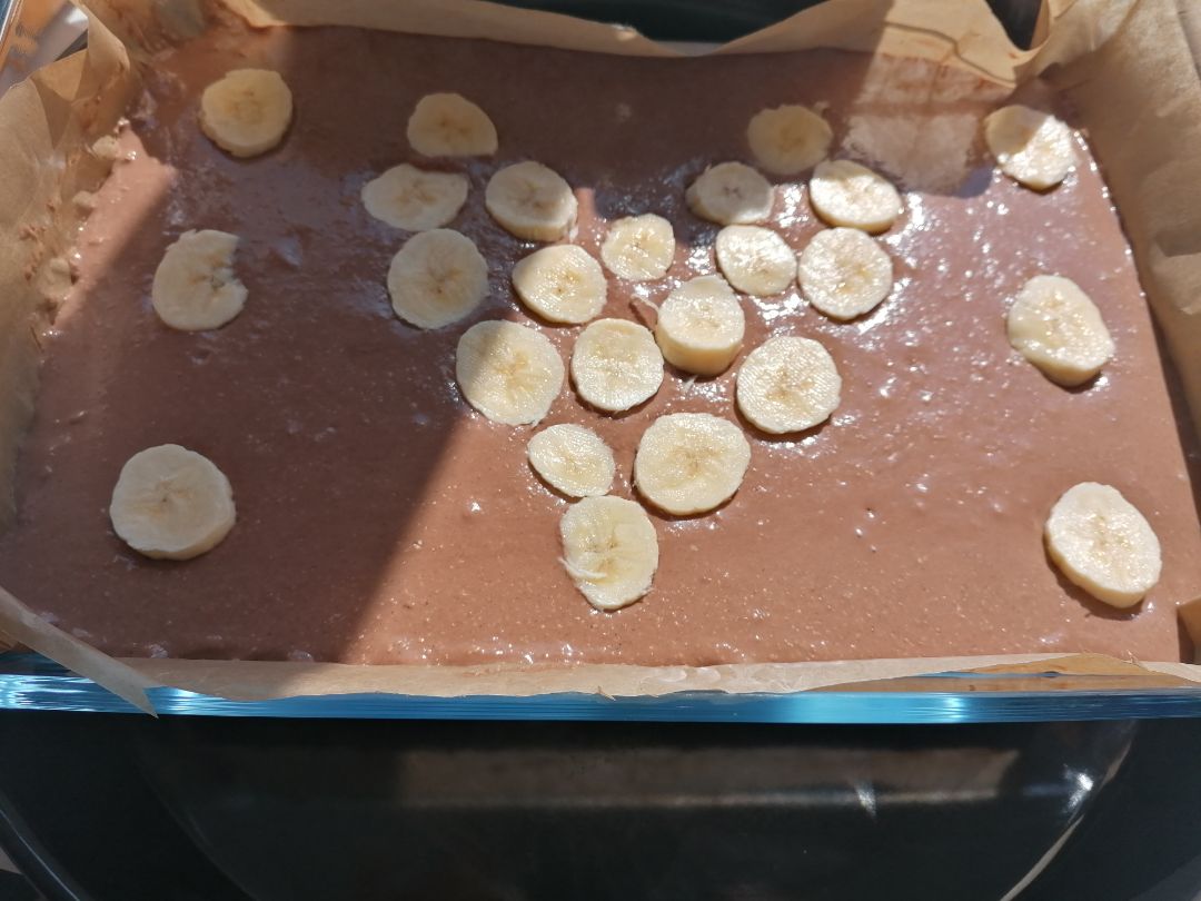 Bizcocho de plátano, avena y cacao Paso 3 Bizcocho de plátano, avena y cacao Paso 3
