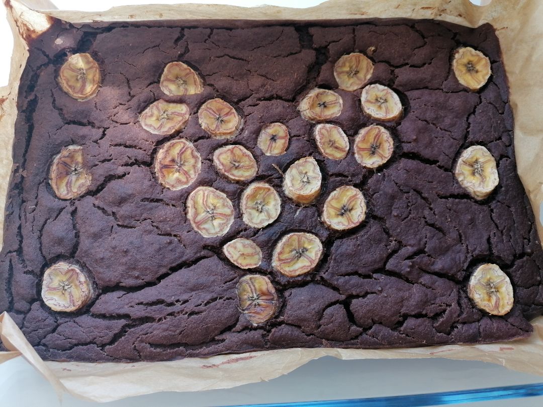 Bizcocho de plátano, avena y cacao Paso 4 Bizcocho de plátano, avena y cacao Paso 4