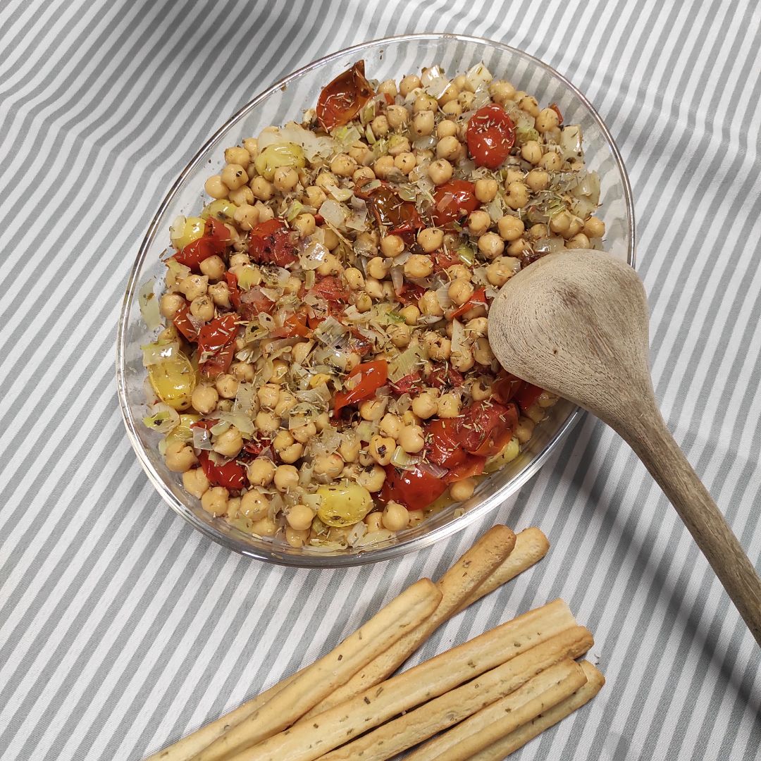 Garbanzos a la toscana 🍅🌱 Garbanzos a la toscana 🍅🌱