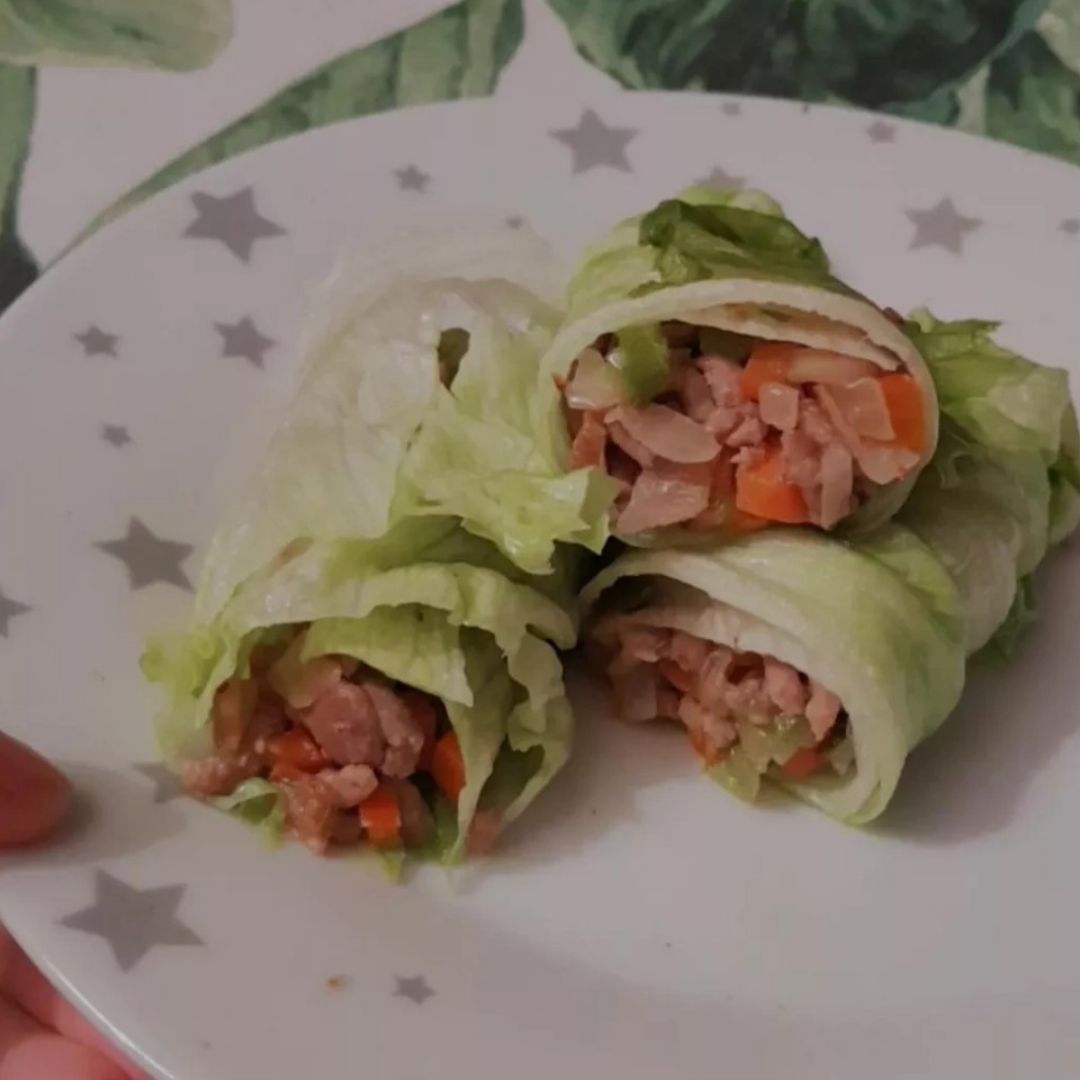Rollitos de lechuga Rollitos de lechuga