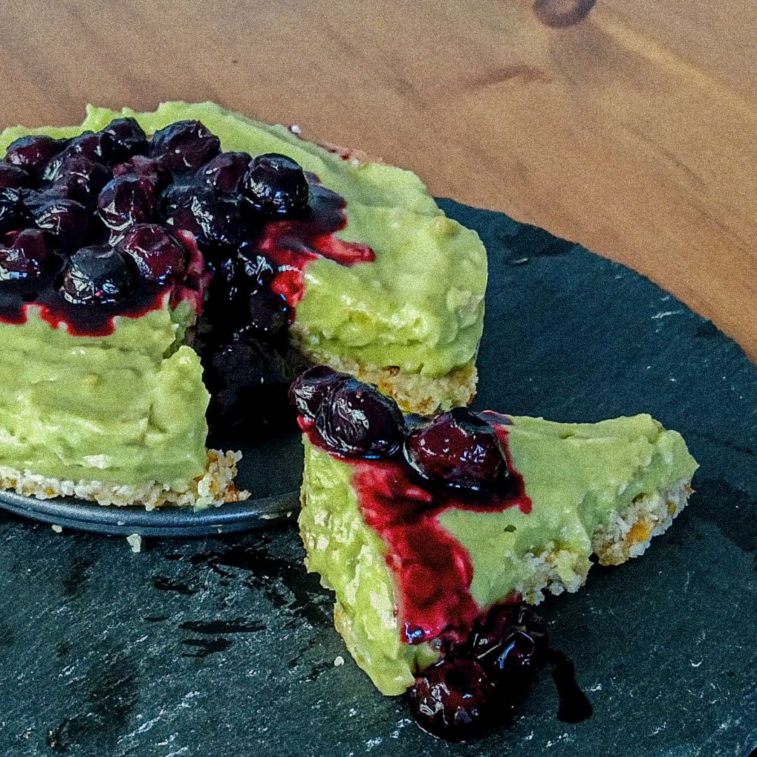 Tarta de aguacate, coco y lima Tarta de aguacate, coco y lima