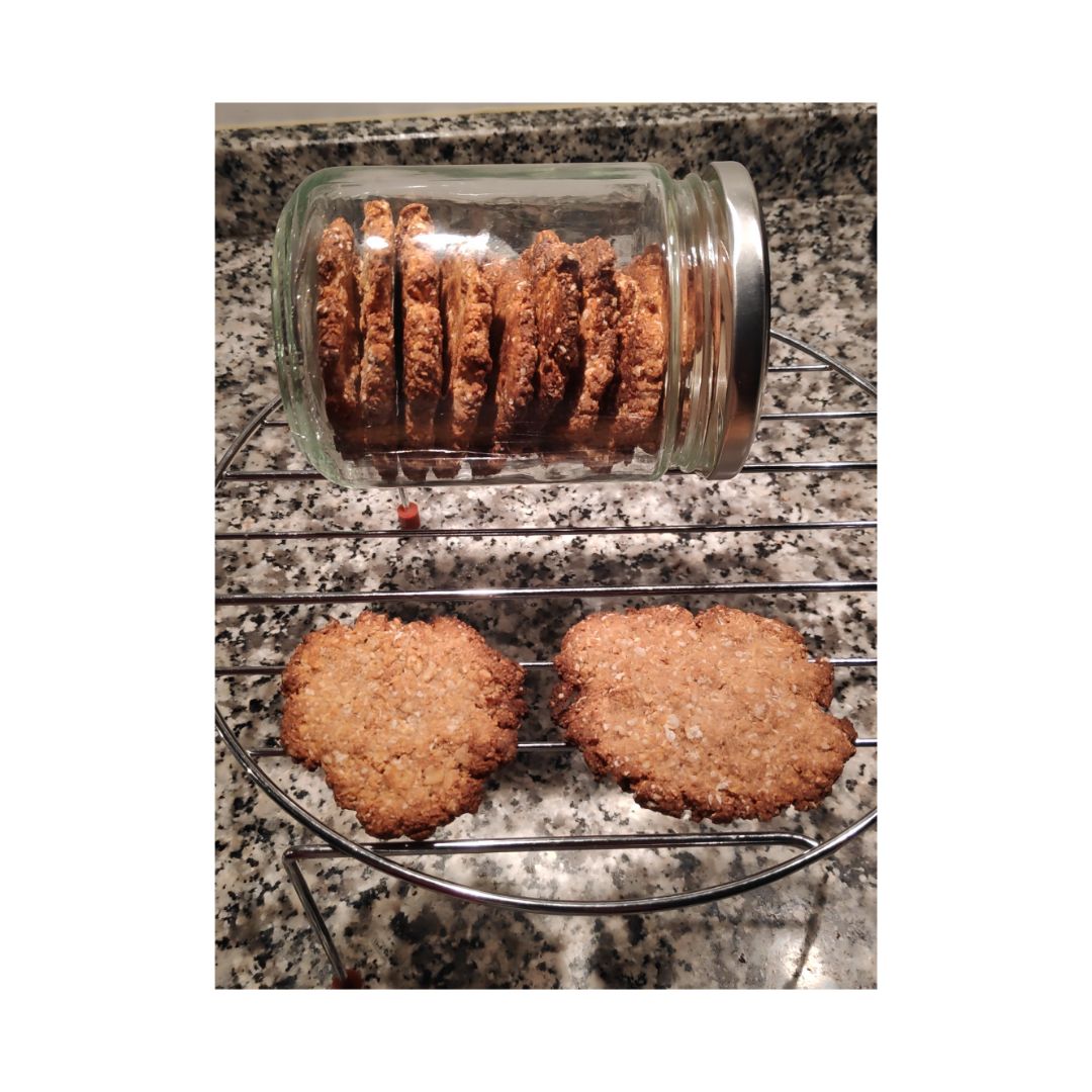Galletas de avena crujientes 