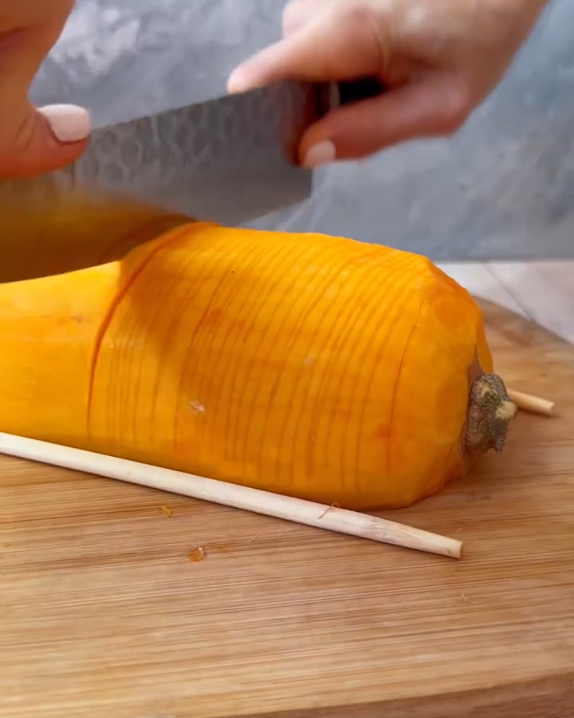 Calabaza caramelizada Paso 1 Calabaza caramelizada Paso 1