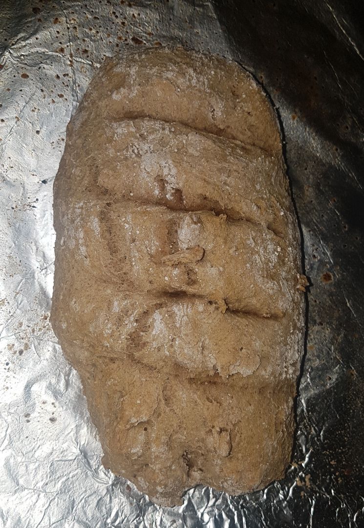 Pan integral sin levadura Pan integral sin levadura