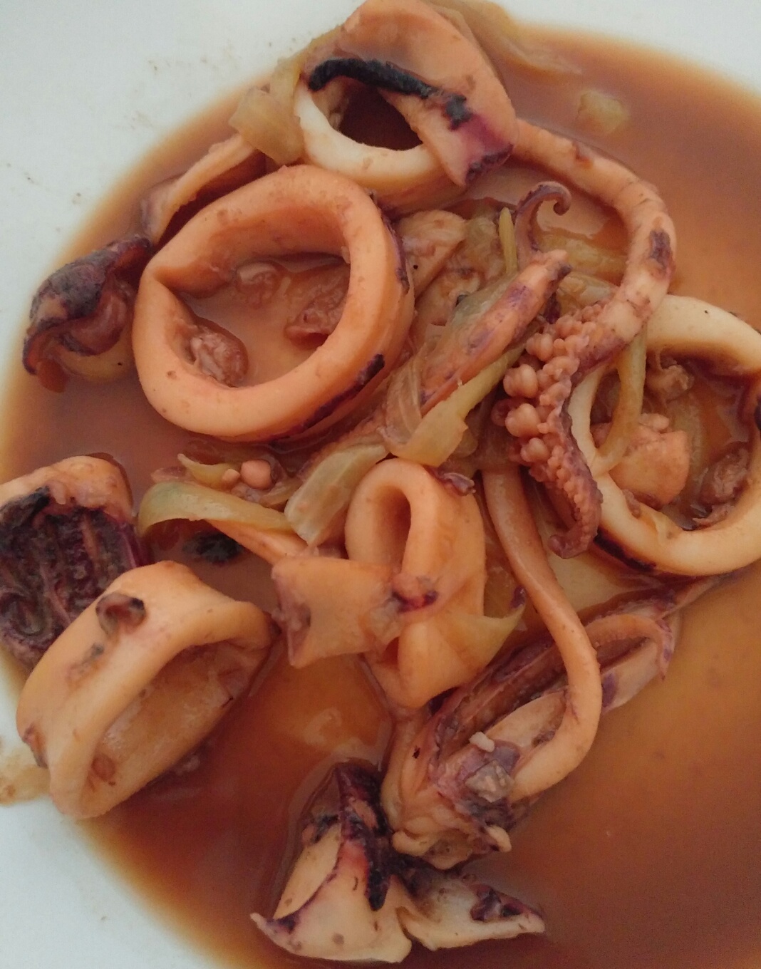 Guiso de calamares