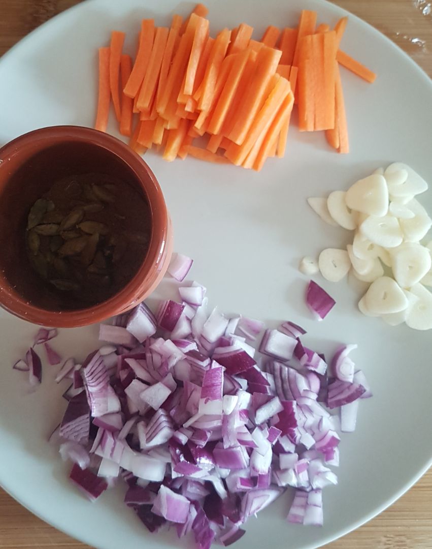Keema madras con lentejas Paso 0 Keema madras con lentejas Paso 0