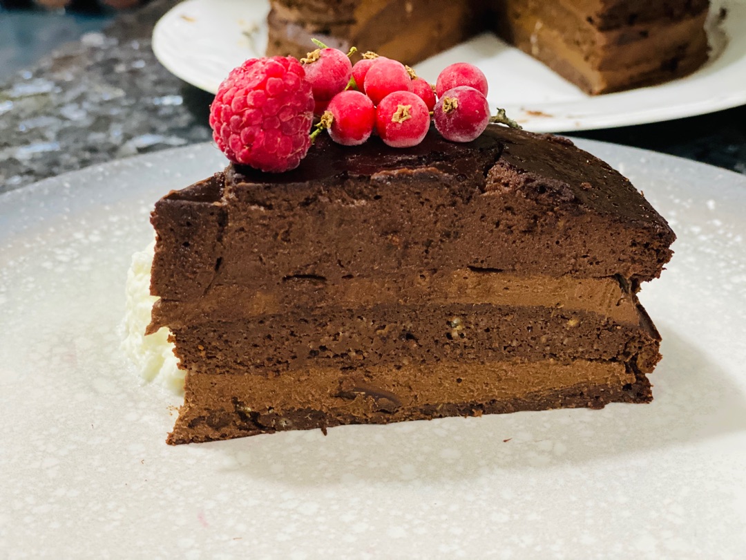 Tarta helada de 2 chocolates  Paso 9