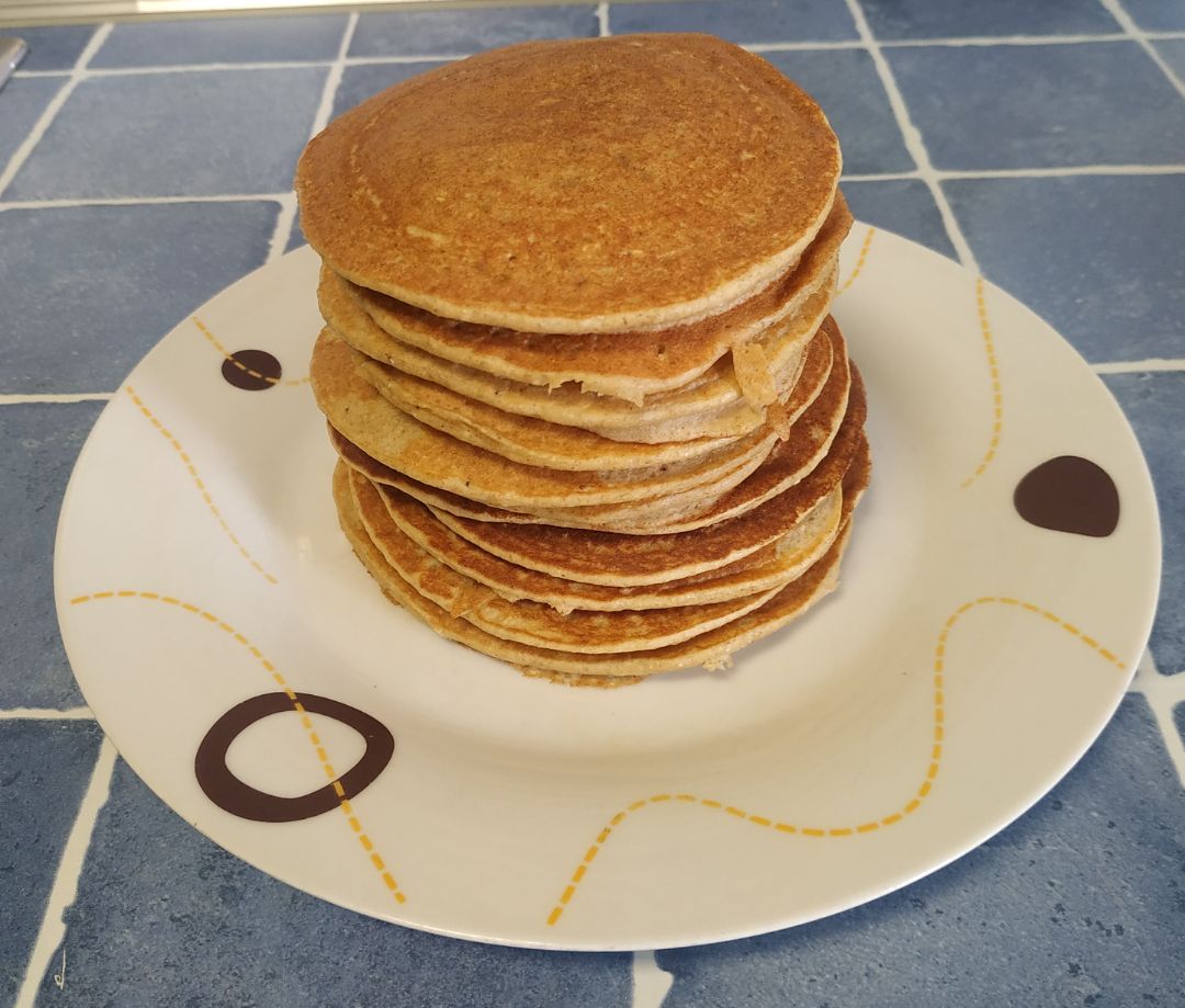 Tortitas básicas de avena y plátano Tortitas básicas de avena y plátano