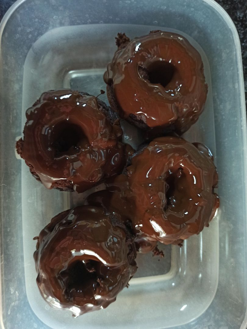 Donuts de boniato y Chocolate Paso 4