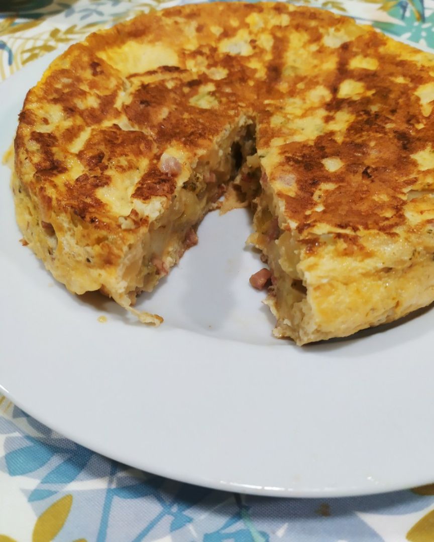 Tortilla campera con mucho sabor Tortilla campera con mucho sabor