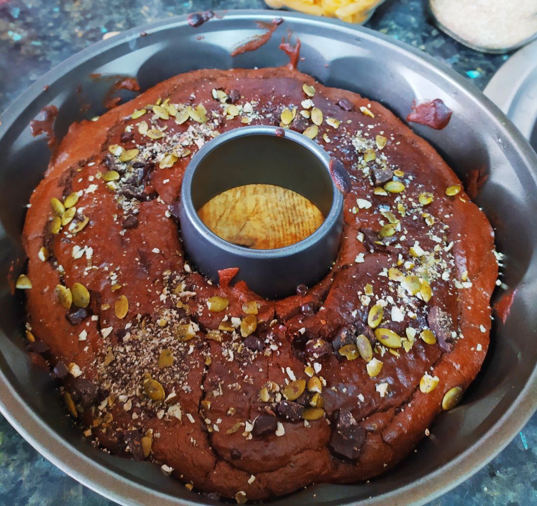 Bizcocho de avena y chocolate
