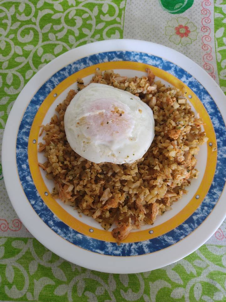 Arroz de coliflor picantón 