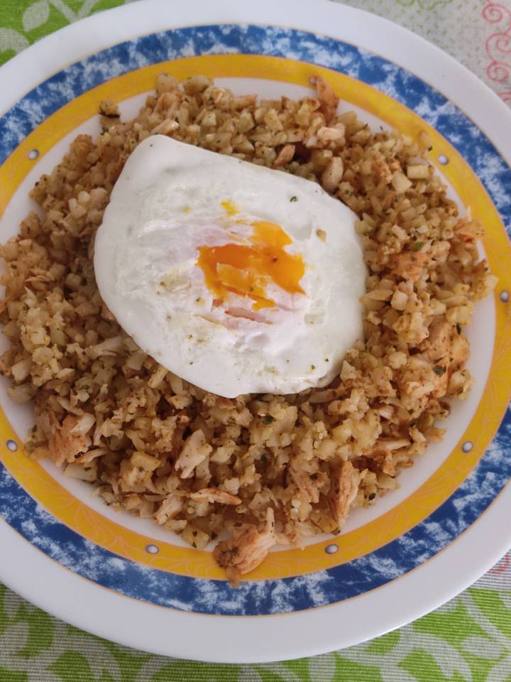 Arroz de coliflor picantón 