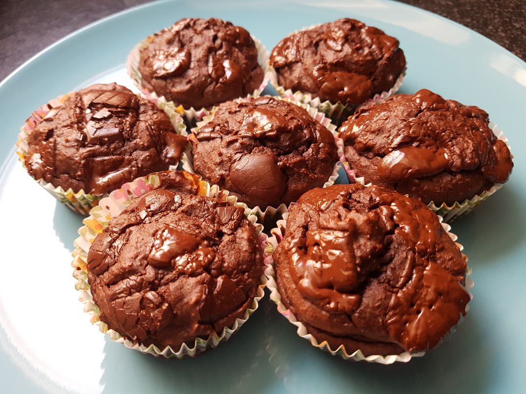 Magdalenas de choco Magdalenas de choco