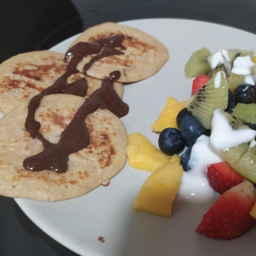 Tortitas de avena y plátano Tortitas de avena y plátano