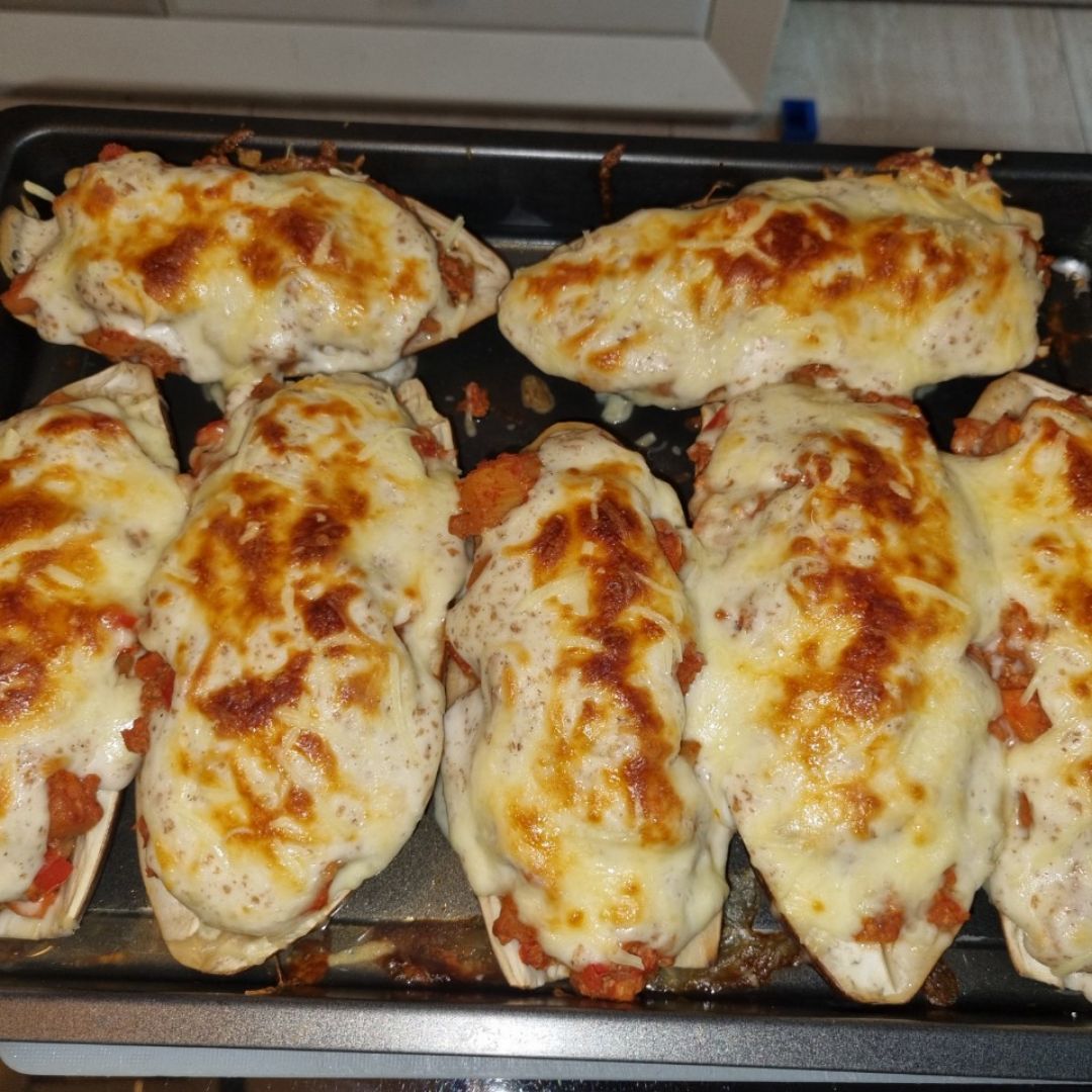 Berenjena rellena Berenjena rellena