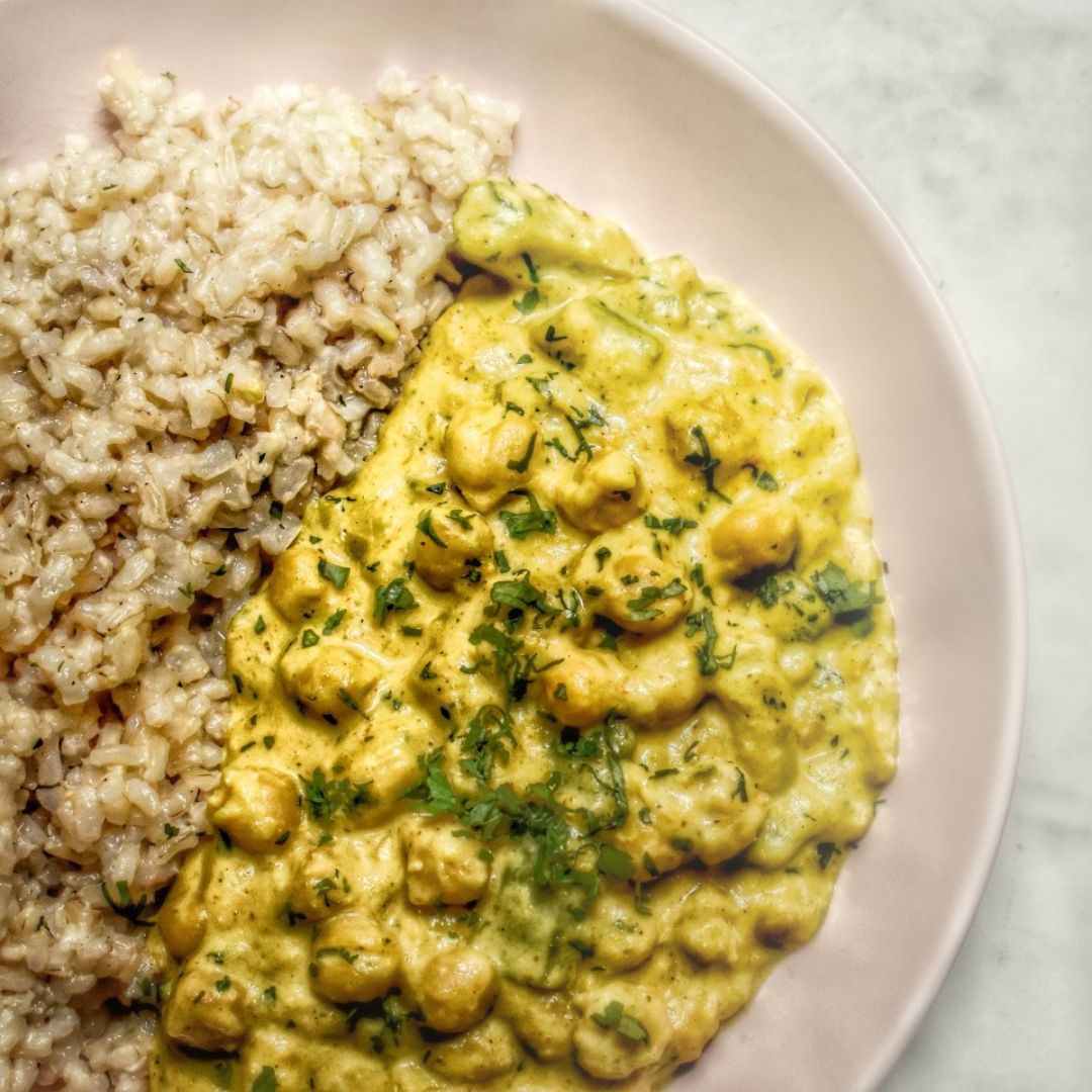 Curry de garbanzos 🔥 