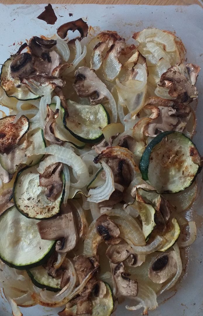 Verduras al horno con patatas Verduras al horno con patatas