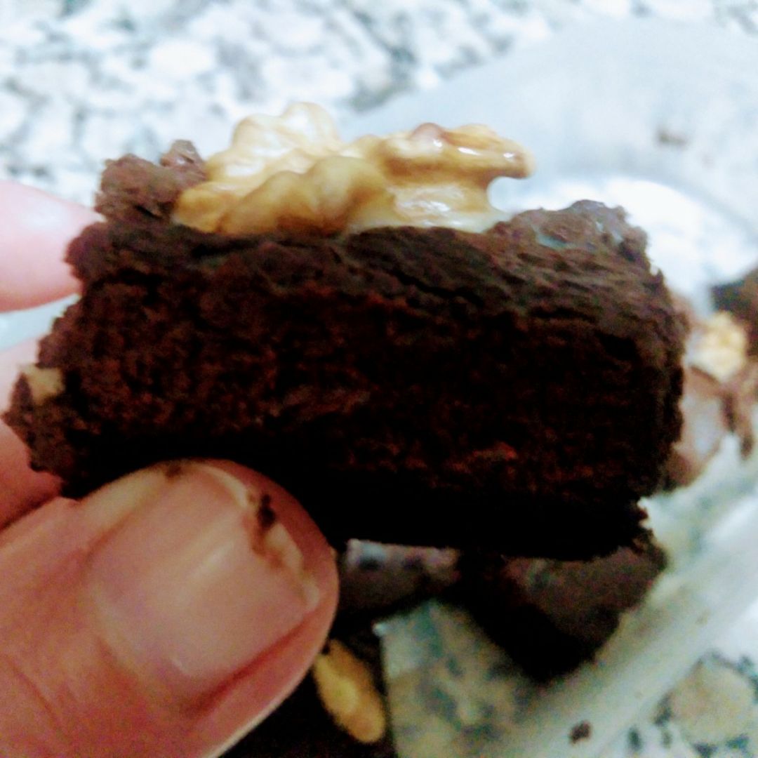Brownie sin horno. Brownie sin horno.