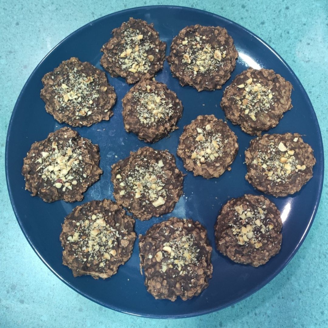 Galletas fit de avena y plátano Galletas fit de avena y plátano
