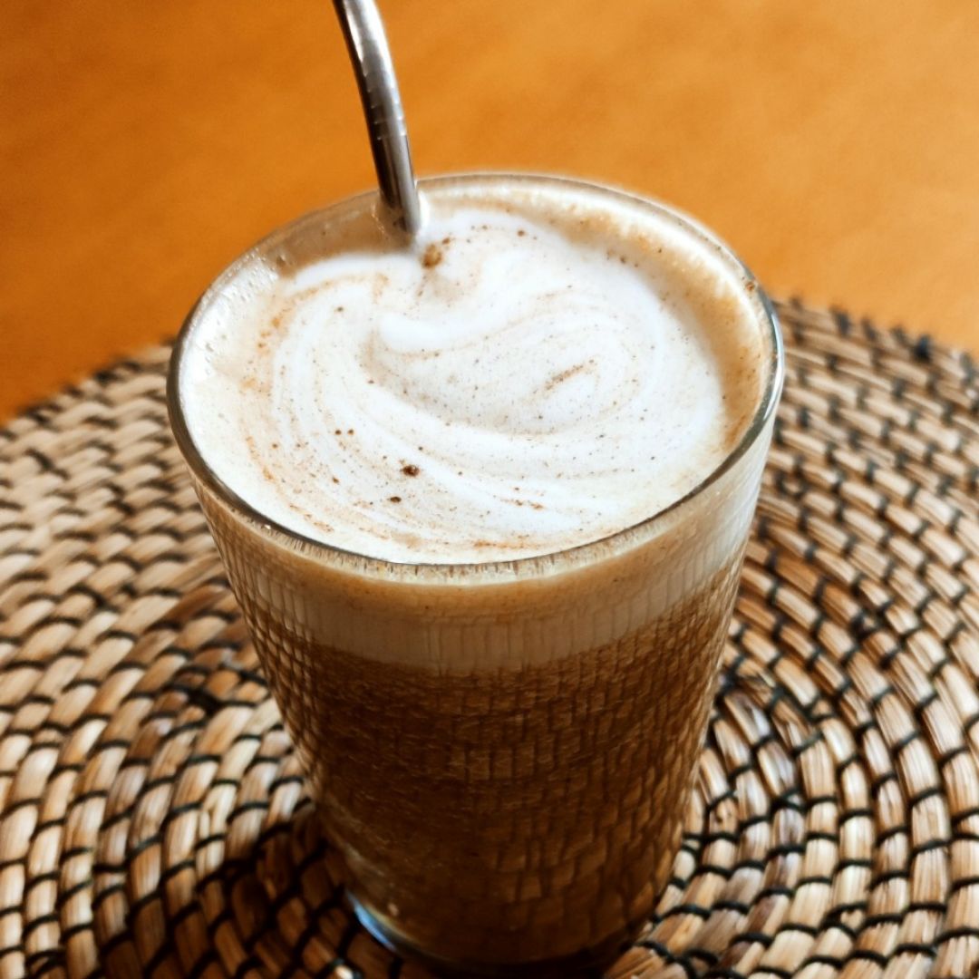 Pumpkin spice latte proteico, versionado a mi estilo Pumpkin spice latte proteico, versionado a mi estilo