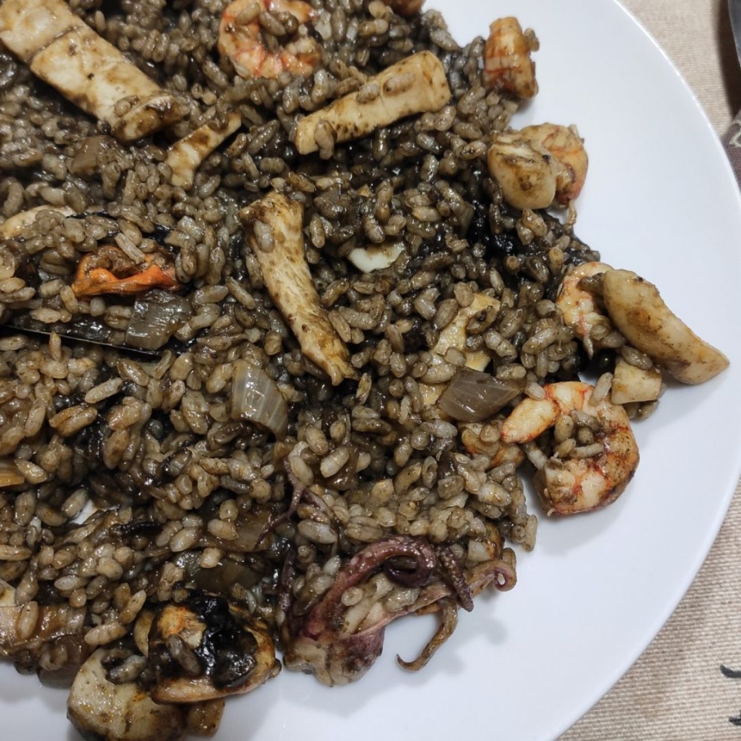 Arroz negro tradicional Arroz negro tradicional