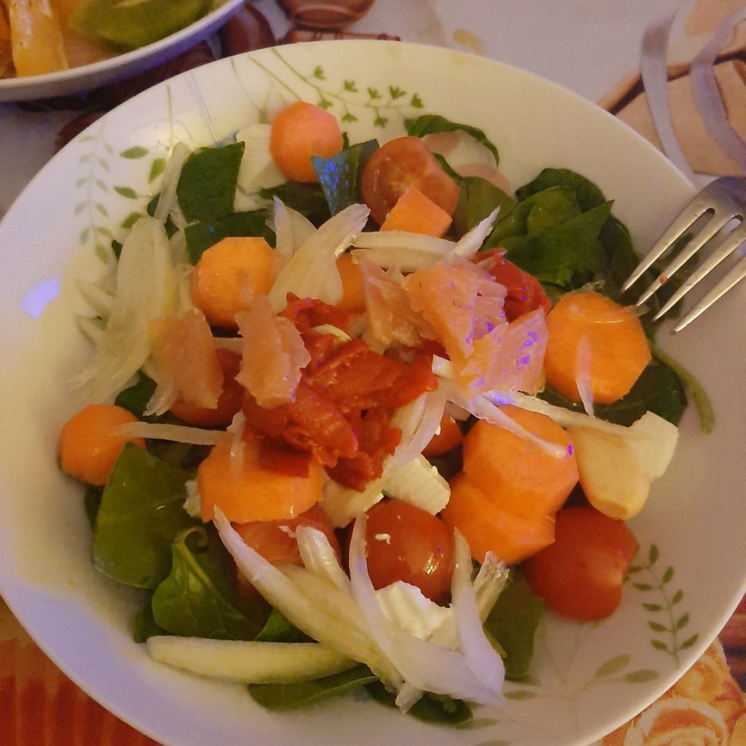Ensalada de espinacas 