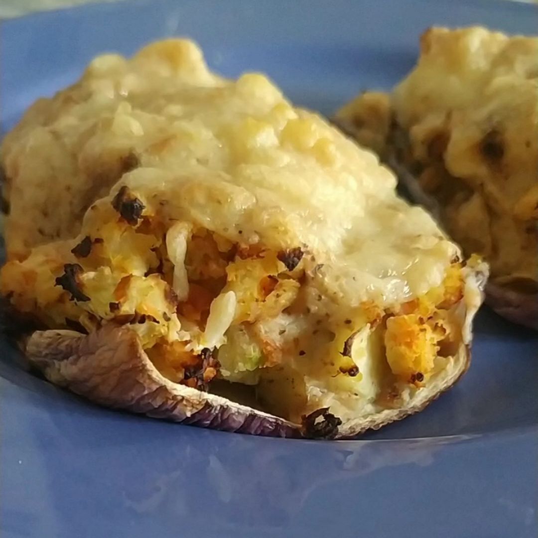 Berenjena rellena Berenjena rellena