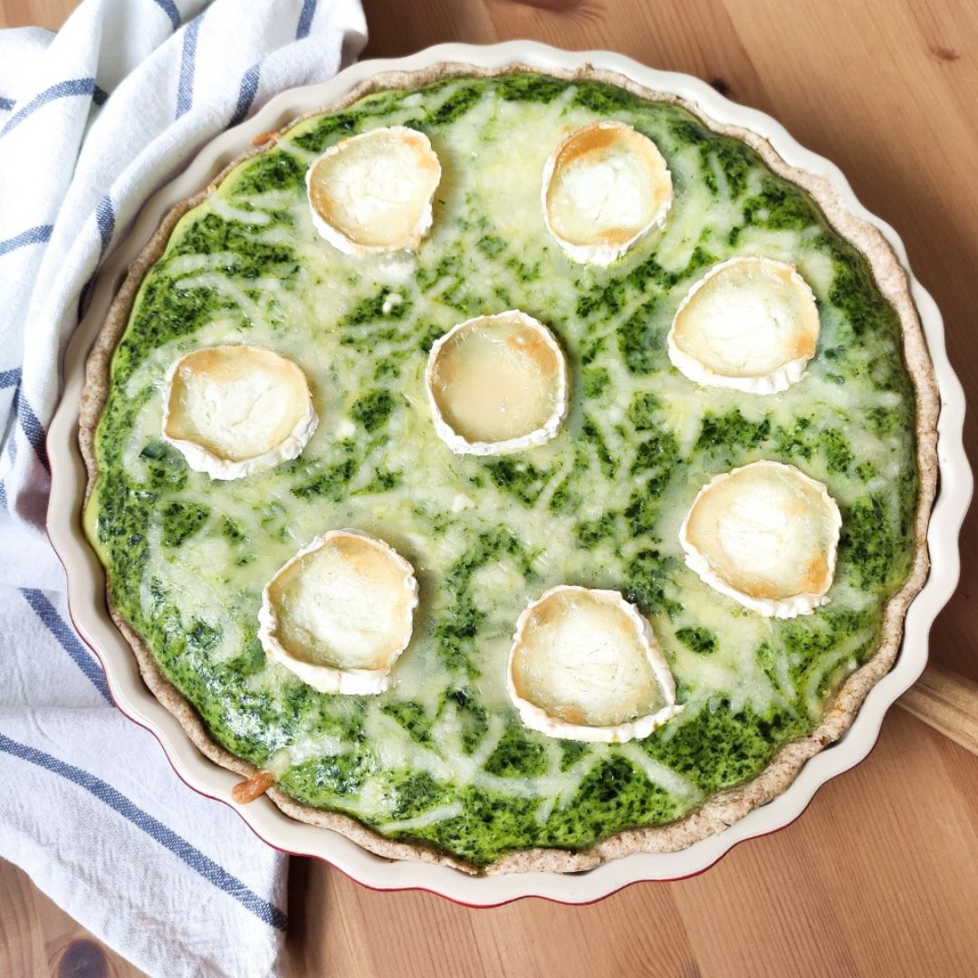 Quiche de espinacas y queso de cabra ✨ Quiche de espinacas y queso de cabra ✨
