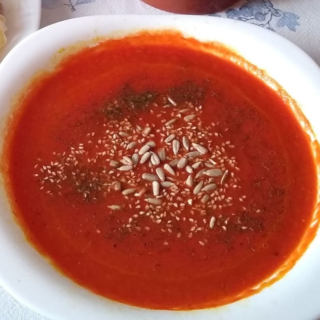Crema de zanahoria y remolacha Crema de zanahoria y remolacha
