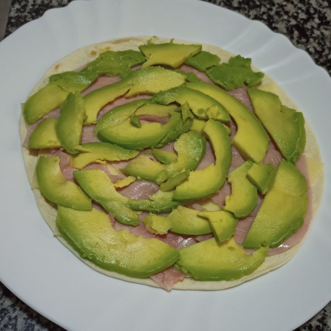 Quesadilla con aguacate Paso 1 Quesadilla con aguacate Paso 1