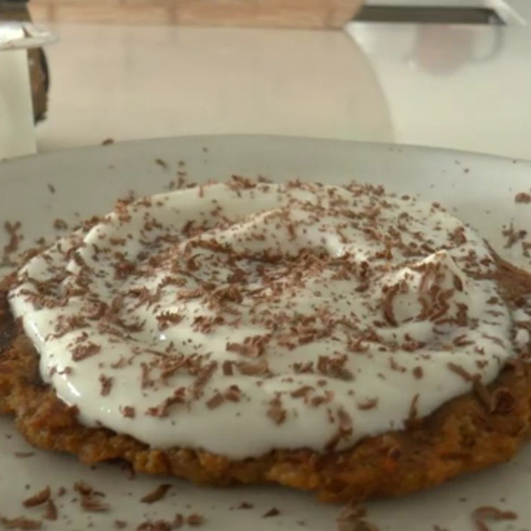 Gofres de boniato y crunchy de avena Gofres de boniato y crunchy de avena