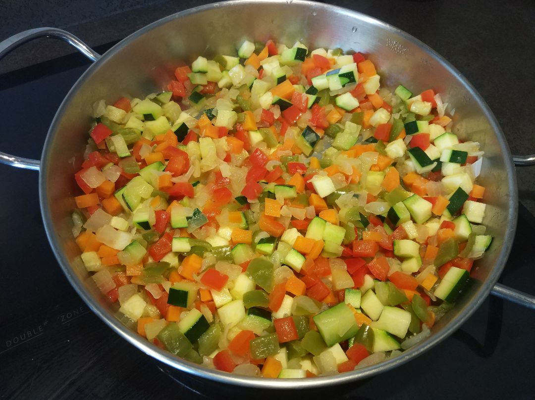 Quinoa con verduras y pavo Paso 0