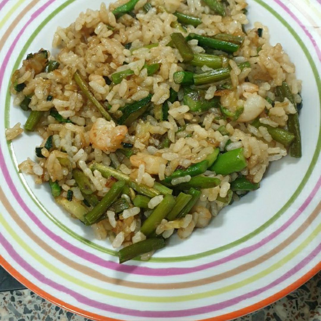 Arroz con espárragos Arroz con espárragos