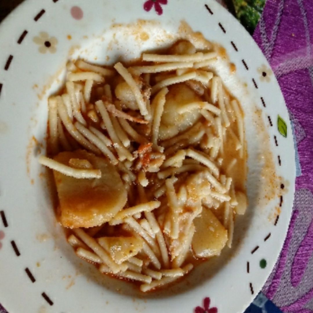 Cazuela de fideos Cazuela de fideos