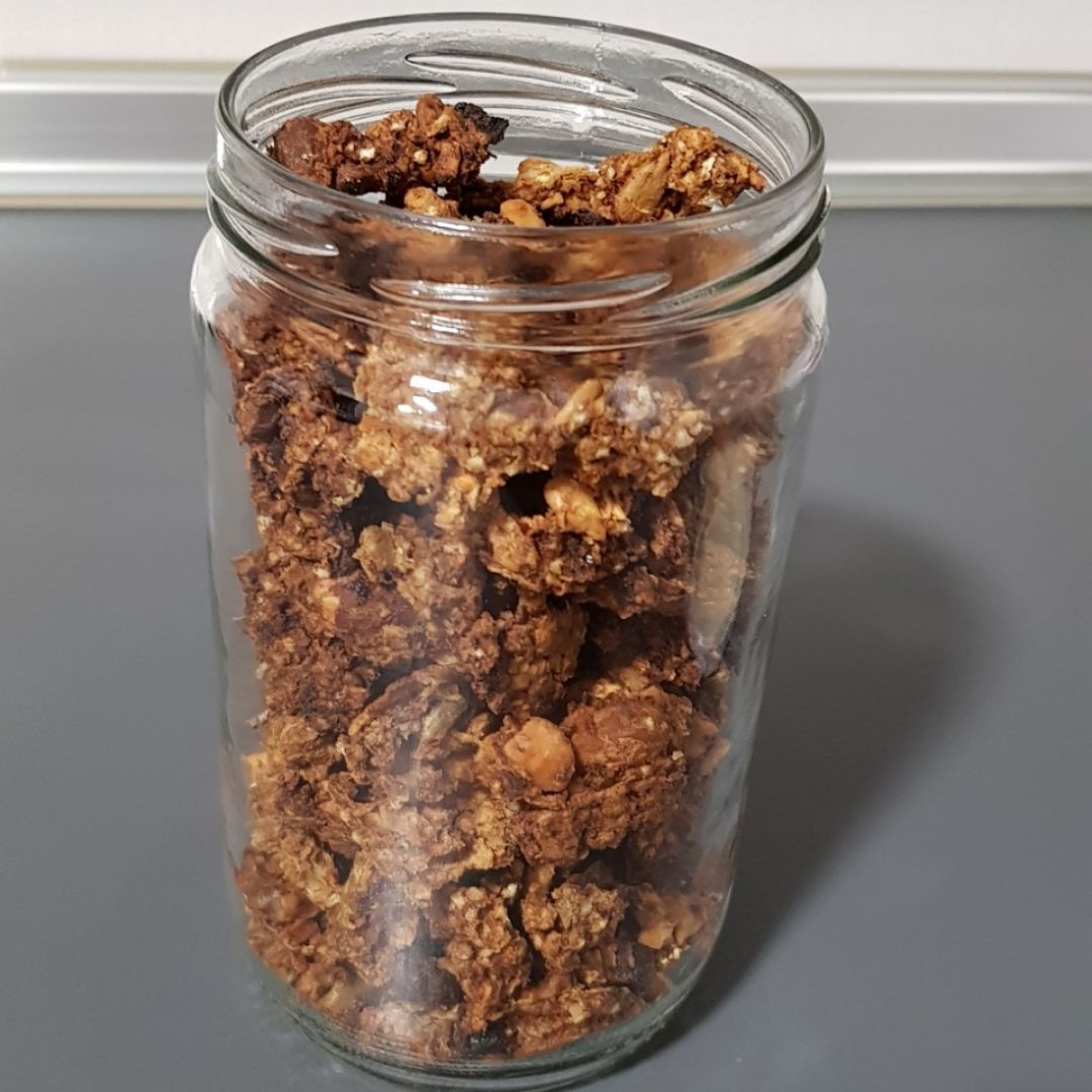 Granola de zanahoria y frutos secos Granola de zanahoria y frutos secos